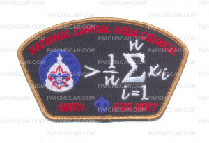 Patch Scan of National Capital Area Council Math FOS 2017 CSP