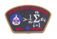 National Capital Area Council Math FOS 2017 CSP National Capital Area Council #82