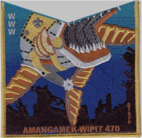 Amangamek-Wipit 470 2018 Metal Steampunk Shark Pocket National Capital Area Council #82