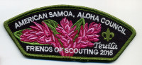 Aloha Council, American Samoa (Friends of Scouting 2015)  Aloha Council #104