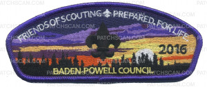 Patch Scan of Friends of Scouting - Black Border