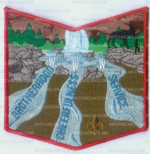 Patch Scan of KAC PAMOLA POCKET PATCH RED