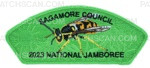 Patch Scan of Sagamore Council- 2023 NSJ- Bee CSP Ghosted 