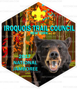 Patch Scan of 326122 A IROQUOIS TRAIL COUNCIL