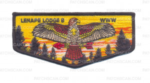 Patch Scan of Lenape Lodge 8 Flap