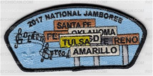Patch Scan of National Jamboree 2017 Signs