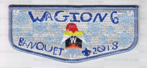 Patch Scan of Wagion Lodge 6 Banquet 2018 OA Flap