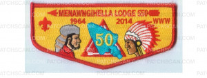 Patch Scan of Menawngihella Lodge Flap (84653)