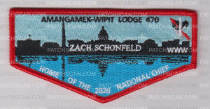 Patch Scan of Amangamek-Wipit Lodge National Chief 2020 - Red