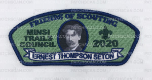 Patch Scan of Minsi Trails FOS 2020 Ernest Thompson Seton