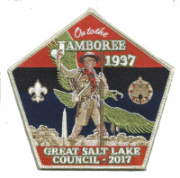 GSLC 2017 National Jamboree 1937 Center Patch Great Salt Lake Council #590 merged with Trapper Trails Council