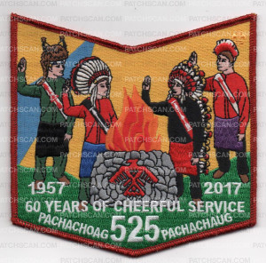 Patch Scan of PACHACHAUG 60TH METALLIC POCKET