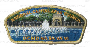 Patch Scan of National Capital Area Council WWII Memorial CSP