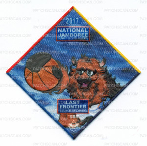 Patch Scan of 2017 National Jamboree Last Frontier Council Oklahoma SBR Center Patch