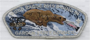 Patch Scan of Garden State Wood Badge Dining in 2019 Silver