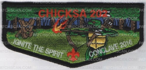 Patch Scan of Chicksa Conclave flap full color