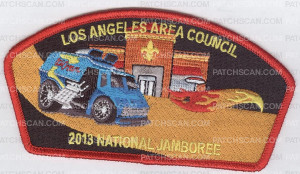 Patch Scan of Los Angeles Area Council-National Jamboree 2013-Blue Van 