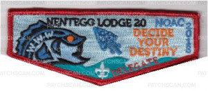 Patch Scan of Nentego Lodge 20 NOAC 2018 Flap