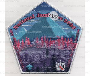 Patch Scan of 2023 National Jamboree Center Piece (PO 101285)
