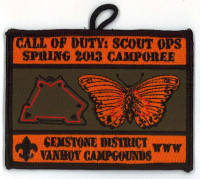 X164388A CALL OF DUTY: SCOUT OPS SPRING 2013 Piedmont Area Council #420