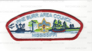 Patch Scan of Pine Burr Area Council Mississippi