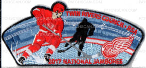 Patch Scan of Original Six NHL Twin Rivers Council National Jamboree 2017