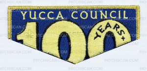 Patch Scan of Yucca Council 100 Years Pocket Set