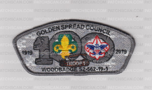 Patch Scan of Wood Badge S2-562-19-1 CSP