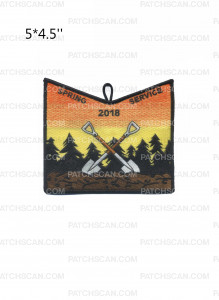 Patch Scan of Echockotee Lodge Spring Service 2018 Pocket Piece