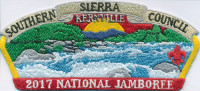 Southern Sierra Council Kernville 2017 National Jamboree Jacket Patch  Southern Sierra Council #30