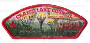 Patch Scan of Crater Lake Council Oregon Trail Council 2017 National Jamboree JSP KW1823