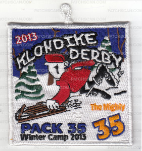Patch Scan of X164559A 2013 Klondike Derby Pack 35
