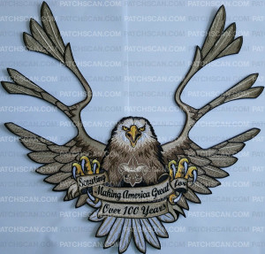 Patch Scan of Middle Tennessee Council 2017 National Jamboree Eagle Center Patch