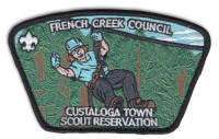 P25025G Custaloga Town Scout Reservation 5-Year Puzzle French Creek Council #532