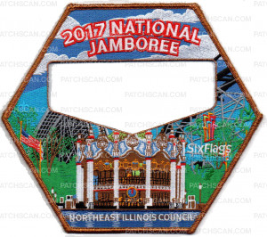 Patch Scan of  Center Copper NEIC Six Flags 2017 National Jamboree
