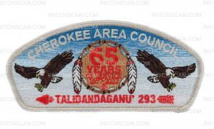 Patch Scan of Cherokee Area Council Talidandaganu' (Silver Border)