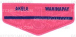 Patch Scan of AKELA WAHINAPAY (Pink/Blue Striped)