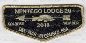 Patch Scan of Nentego Gold Fish Member 2019 Flap