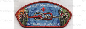 Patch Scan of 2023 National Jamboree CSP Boys Troop (PO 101210)