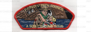 Patch Scan of Scout Law Series CSP - Courteous (PO 100065)