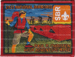 Patch Scan of 2017 National Jamboree Paul R. Christen High Adventure Base