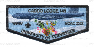 Patch Scan of Caddo Lodge- NOAC 2022- Flap (Black)
