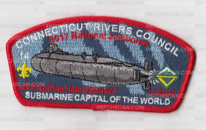 Patch Scan of CRC National Jamboree 2017 Nathan Hale #14