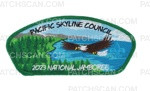 Patch Scan of Pacific Skyline Council 2023 NSJ JSP eagle green border