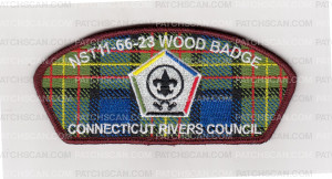 Patch Scan of Wood Badge NST11-66-23 2023