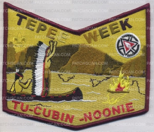 Patch Scan of Tepee Week - Pocket Patch