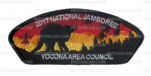 Patch Scan of 2017 National Jamboree - Yocona Area Council - Raccoon 