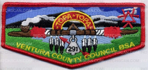 Patch Scan of Topa Topa Lodge 291 VCC-Pocket Flap