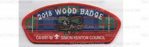 Patch Scan of Wood Badge CSP Two Beads (PO 87584)