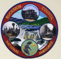 Buckskin Council 2017 Jamboree Back Emblem Buckskin Council #617